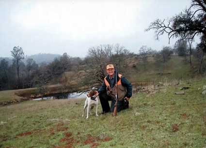 Bob Brugger and his Gundog Ice